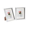 Nicola Spring 8" x 10" White 3D Box Photo Frames - 5" x 7" Mount - Pack of 2