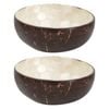 2PK LVD Ivory Pebble 13cm Decorative Coco Capiz Bowl Decor Round