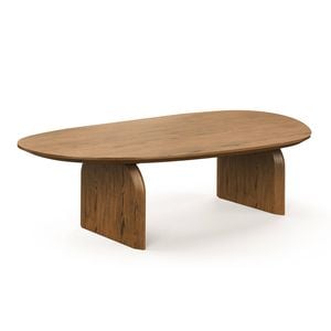 Arco Brown Oak 130cm Oval Coffee Table