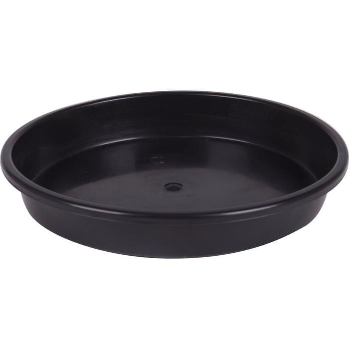 Garden City Plastic Black Grow Pot Saucer - 275mm Black