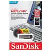SanDisk USB Drive 3.0 Ultra Flair 128GB Flash Drive PC Memory Stick SDCZ73-128G