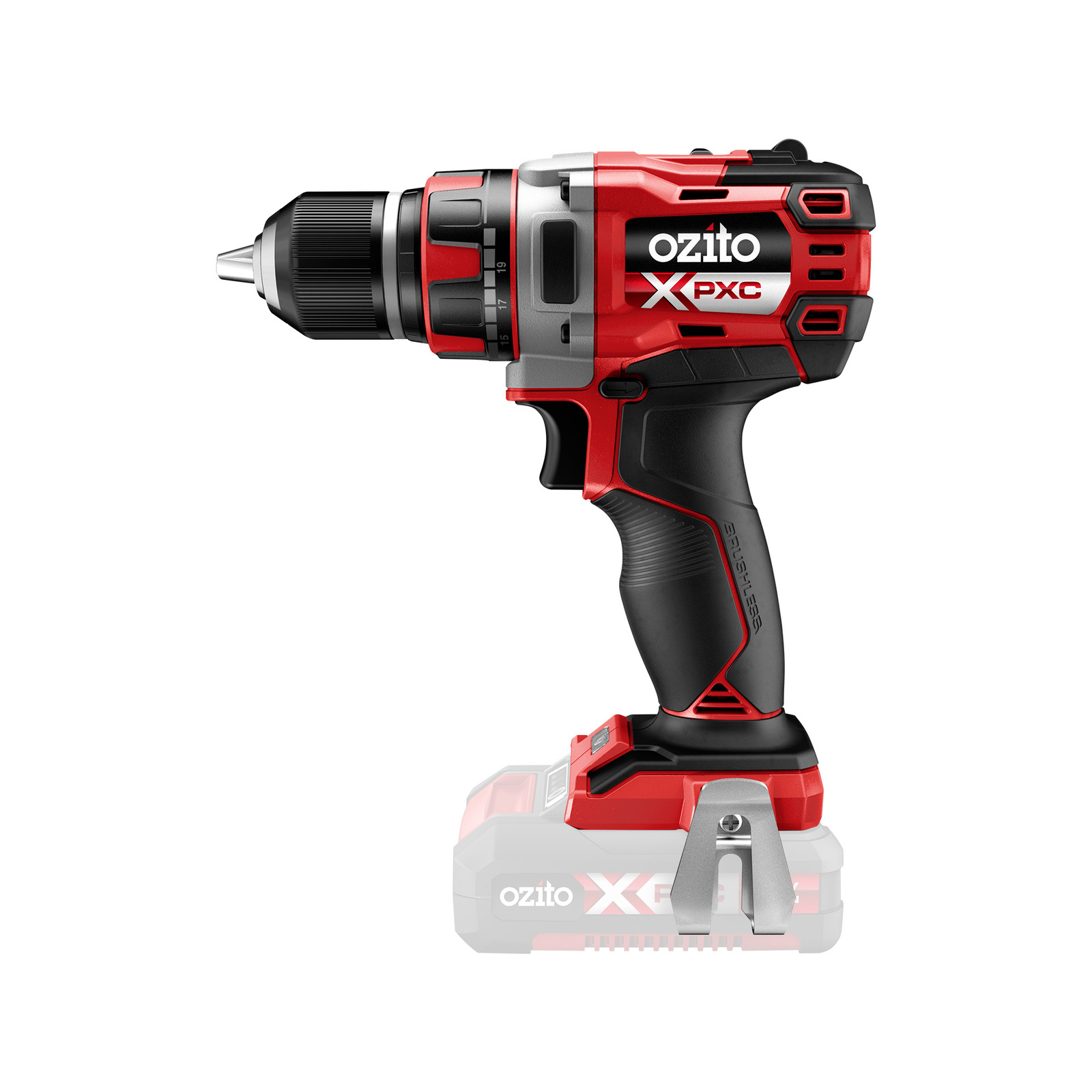 Ozito PXC 18V 13mm Brushless Drill Driver PXBDS 180 Skin Only Bunnings Australia