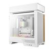 DeepCool CL6600 WH Innovative Compamentalized Compact ATX Case, Pre-installed 360mm Liquid Cooler,  Dual ARGB Fans