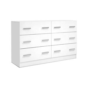 Artiss 6 Chest of Drawers Storage Cabinet White
