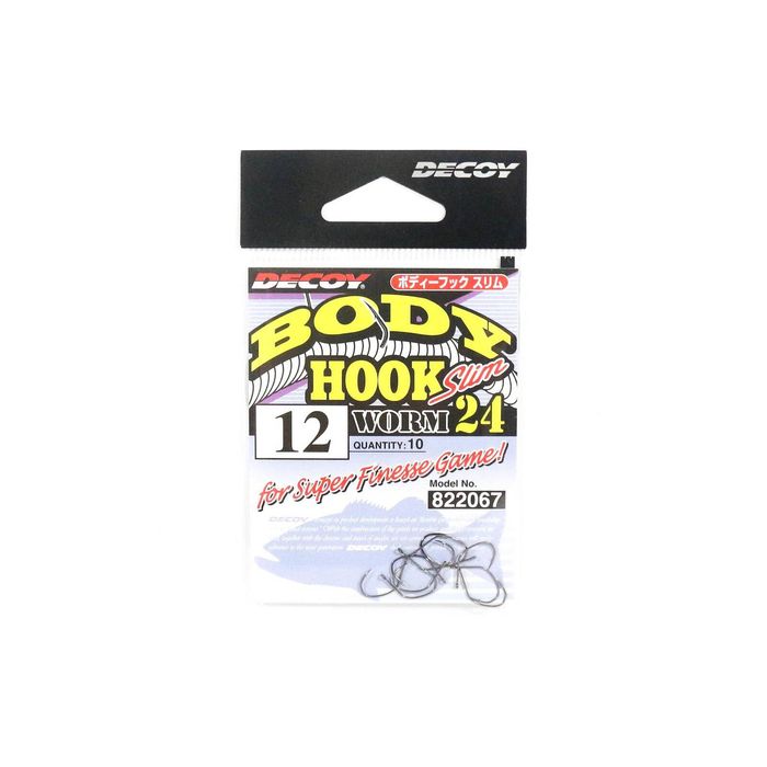Decoy Worm 24 Drop Shot Wacky Fishing Hook 12