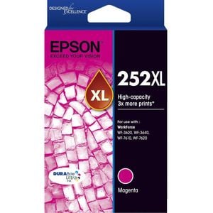 Epson GENUINE Original Epson 252XL Magenta High Capacity Ink Cartridge Toner T253392