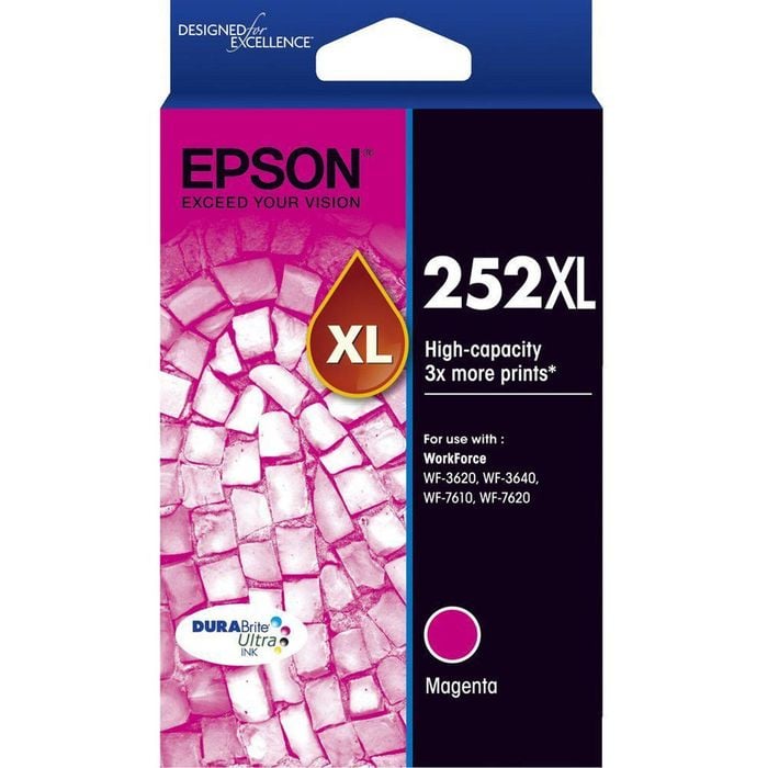 Epson GENUINE Original Epson 252XL Magenta High Capacity Ink Cartridge Toner T253392