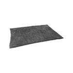 Barelli Bath Mat Rectangular 50cm x 80cm Non-Slip Chenille Black