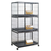Yes4pets 172cm Breeding Stackable Cages Parrots Macaw Cockatoo Feeders Trays Wheels