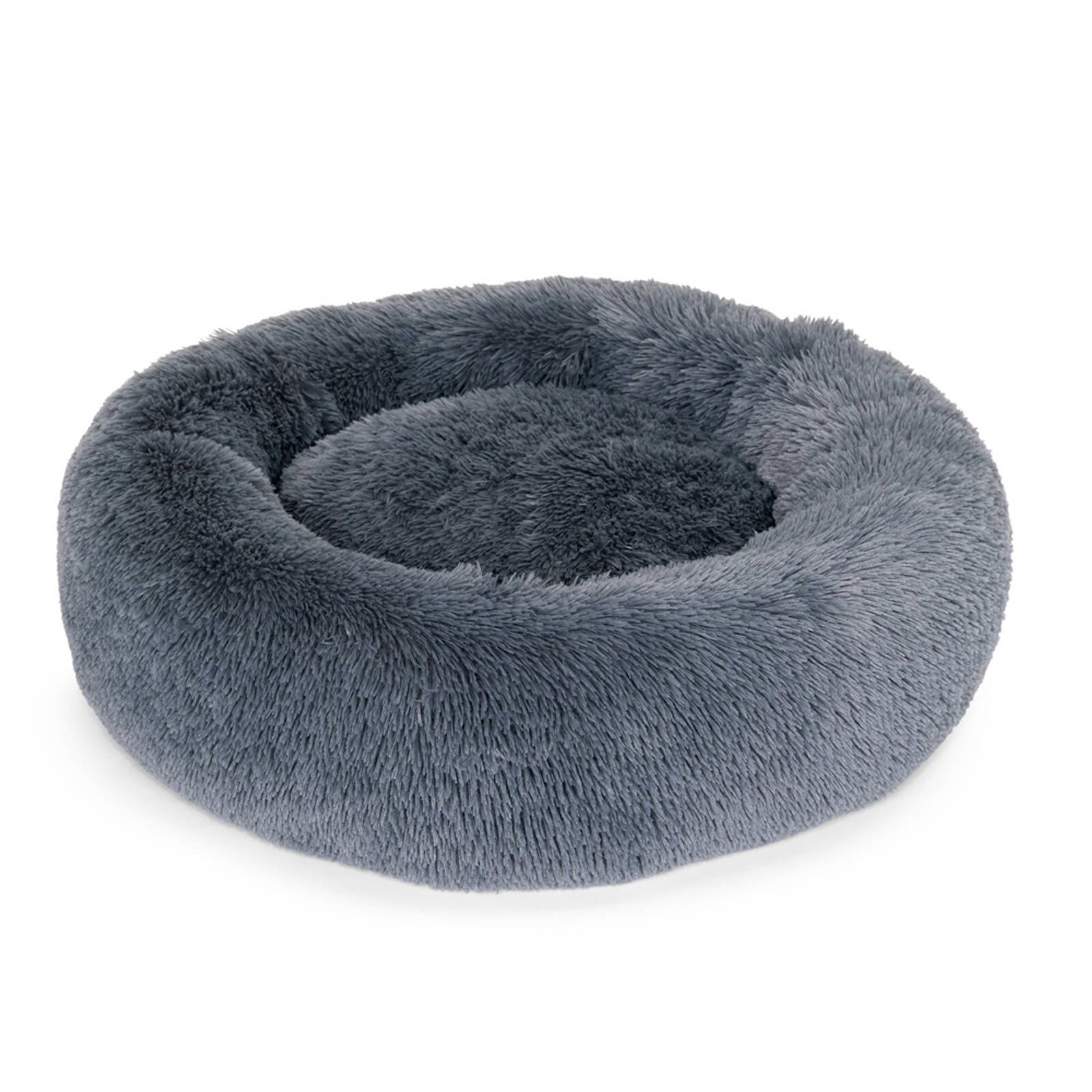 Superior Pet Goods Curl Up Cloud Calming Dog Bed Tranquil Grey Large Bunnings Australia