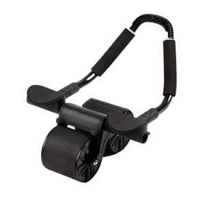 Automatic Rebound Ab Roller With Elbow Pads