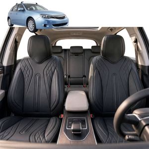 Australian Goose Front Seat Covers for Subaru Impreza 2011 - 2016 (G3, G4) - PU Leather, Black (2pc)