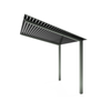 Exterior Life 4.5m Hollywood Woodland Grey/Black Pergola