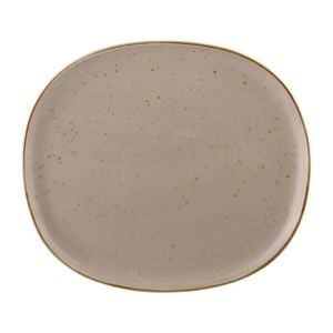 Sango Ora Avola Oval Couple Plates 335x295mm 4 Pack Dinnerware Ceramic Tableware