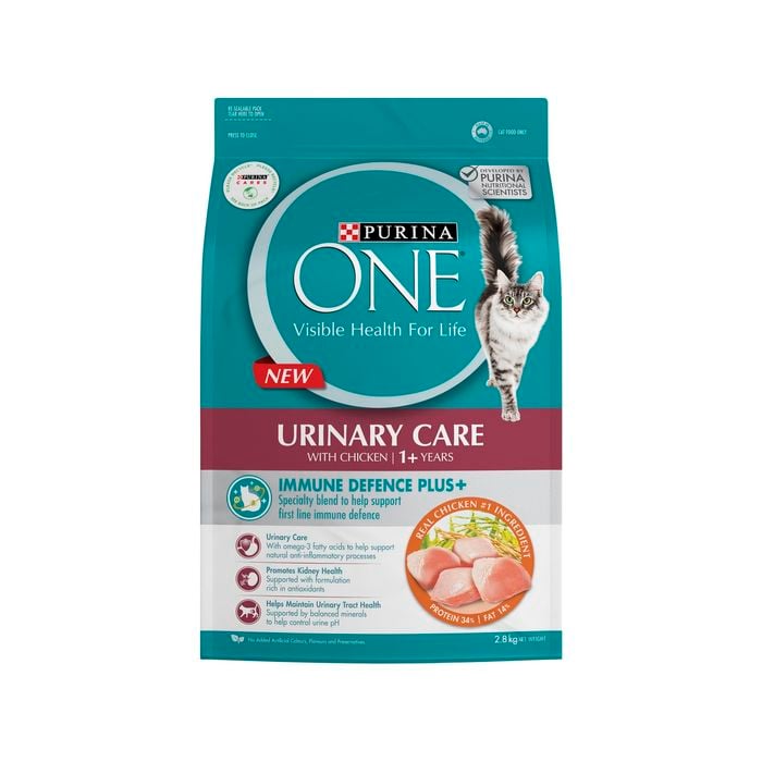Purina One 2.8kg Urinary Care With Chicken Dry Cat Food