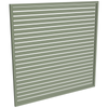 ProtectorAl 1001 - 2000 x 1001 - 2000mm Pale Eucalypt Horizontal 18mm Gap Aluminium Welded Slat Panel