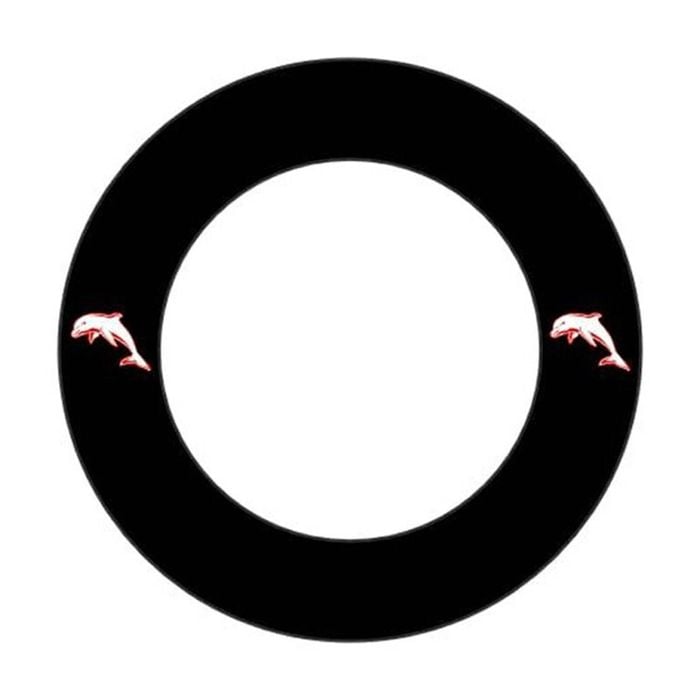 NRL Dolphins Dartboard Surround Red Team Design Universal Fit