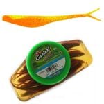 Tub of Berkley Gulp! Alive! 7 Inch Jerk Shad Recharge Baits - Firetiger