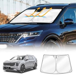 WindScreen Sun Shade for Kia Carnival KA4 Series 2020-Onwards Blocks UV Rays Foldable Wind Screen