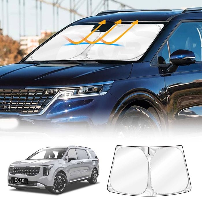 WindScreen Sun Shade for Kia Carnival KA4 Series 2020-Onwards Blocks UV Rays Foldable Wind Screen