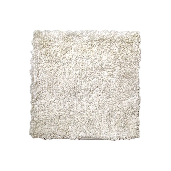 Loopini Cotton Cushion Cover White