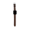 Genuine Leather Watch Band Strap - For Apple iWatch 38mm 40mm 41mm [42mm Series 10] (Dark brown)