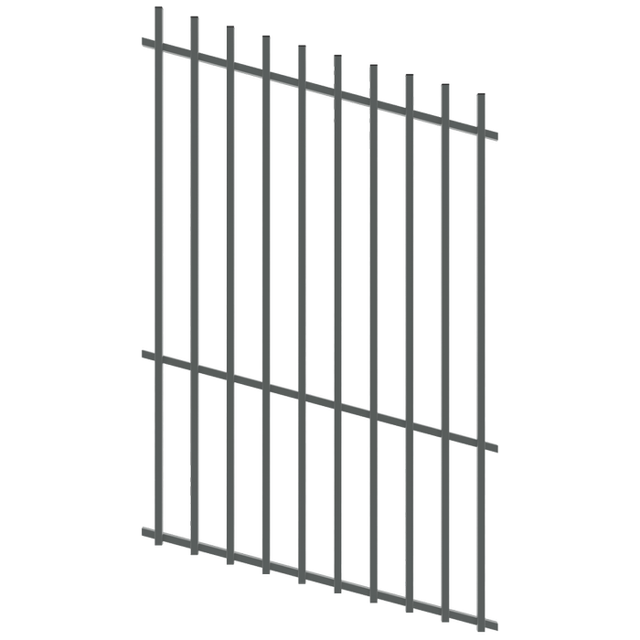 ProtectorAl 350 - 1200 x 1800mm Monument Raked Up to 15º Batten Pool Fence Panel