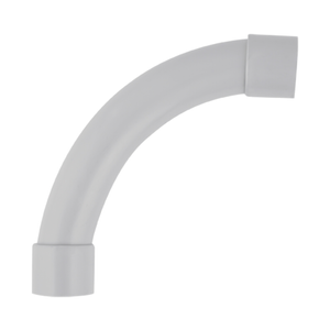 DETA 40mm PVC Conduit 90 Degree Standard Bend Grey - Single Pack