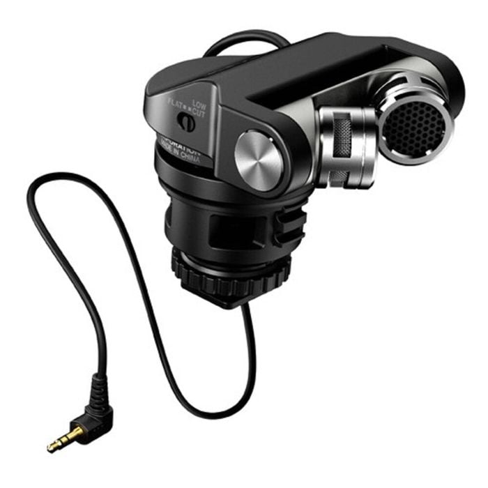 Tascam TM-2X Stereo Condenser Microphone for DSLR Cameras with Shoe Mount