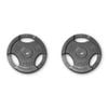 2pk Ezy Grip Standard Disc Weight Plate Home Gym Workout Exercise 10kg