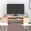 Monitor Stand 700 x 275 x 150 mm Solid Wood Pine
