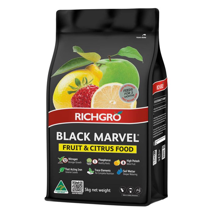 Richgro 5kg Black Marvel Fruit And Citrus Food