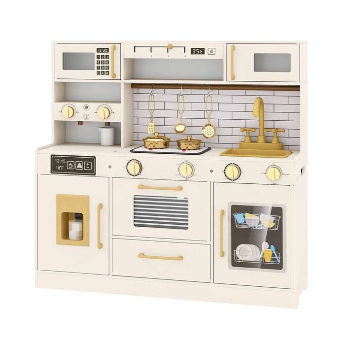 Costway Kid Play Kitchen Pretend Toy Kitchen Set