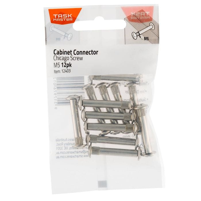 Taskmaster M4 Chicago Screw Connector - 12 Pack