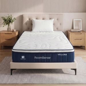 Roomsense King Single Mattress, 30cm Medium Firm Mattress With Lumbar Support