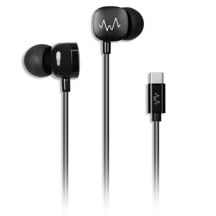 Wave Corded Earphones USB-C For Android Devices w/ Microphone