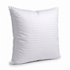100% Cotton European Pillowcase 400 Thread Count Hotel Quality Striped White 65x65cm