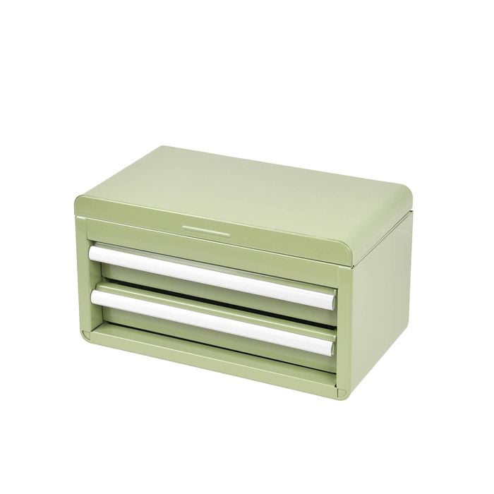 Craftright Sage 2 Drawer Mini Tool Chest - Green