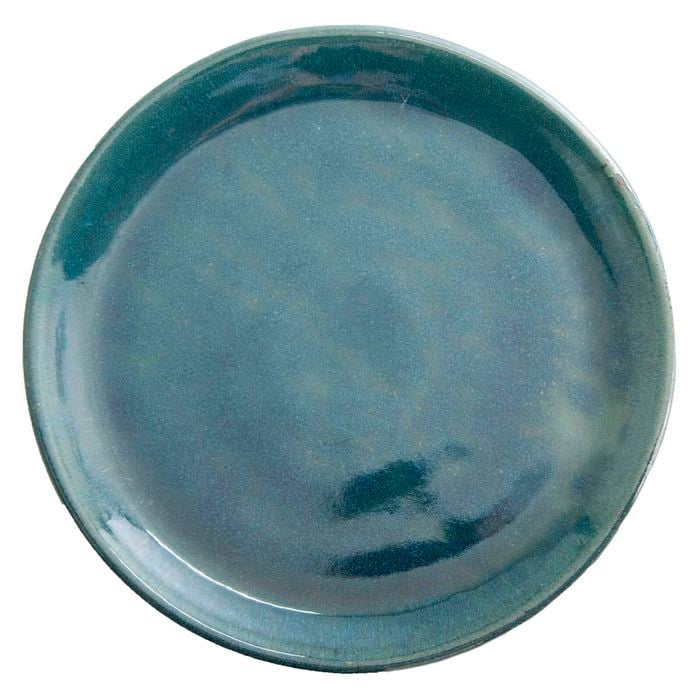 Northcote Pottery 25cm Forest Green Round Jardin Saucer