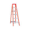 Indalex 1.8m 135kg Industrial Fibreglass Tradesman Single Sided Step Ladder