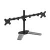 Shintaro Dual Monitor Mount for 10''-27'' Screen, Articulated Arms, Freestanding