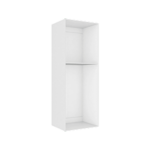 Lugna 2048 x 750 x 580mm White Cabinet Shell