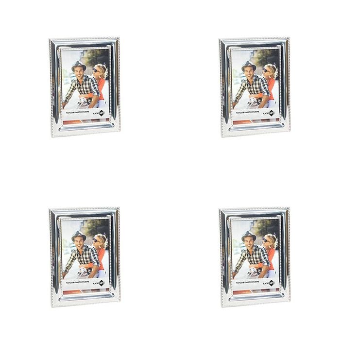 4PK Unigift Taylor Aluminium Home Photo/Picture Frame 13x18cm Assorted