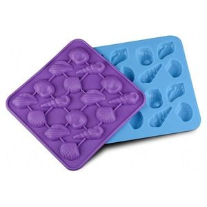 Catzon 2 Pcs Conch Shell Ice Cube Molds for Chocolate Soap Making