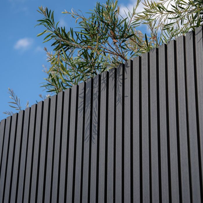 Ekodeck 219 x 26mm 3.6m Carbon Batten Screen Castellated Panel