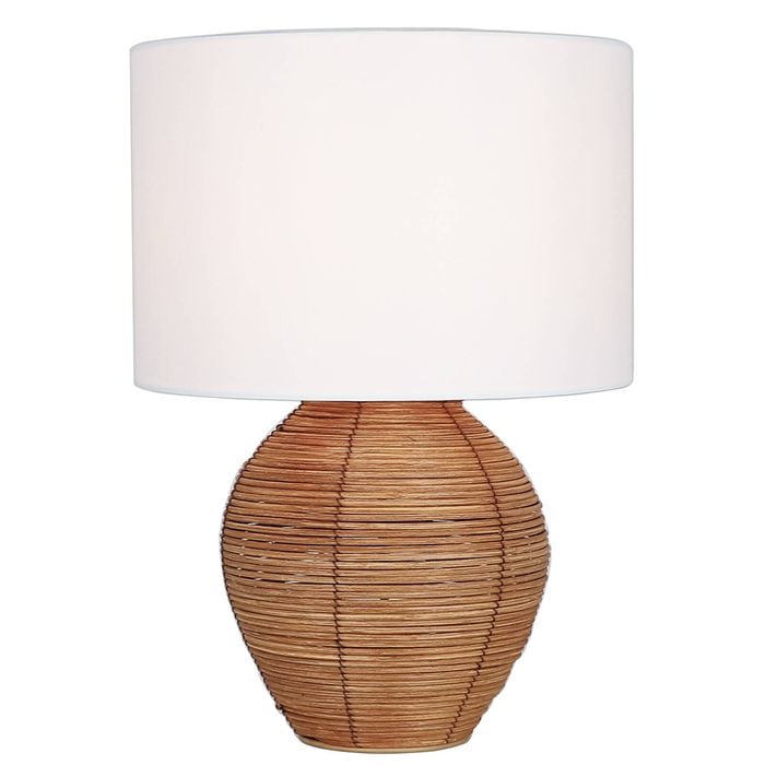 Briza Table Lamp Rattan & Fabric