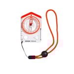 Baseplate Orienteering Compass - Begin 100 - Blood Orange