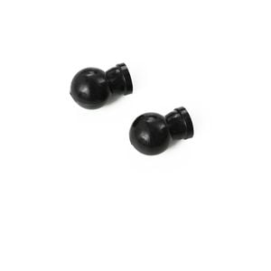 Windoware Black PVC Ball Finial - 2 Pack