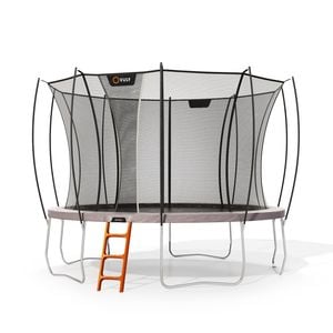 VULY Ultra 2 Large 12ft Trampoline with Enclosure - Round Kids Trampolines Bundle With Ladder