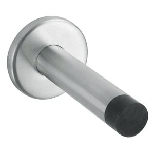 Delf Trade Satin Chrome Round Wall Stop